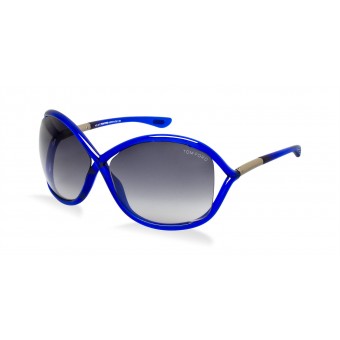 TOM FORD Whitney 0009 TRANSPARENT DARK BLUE/GREY SHADED