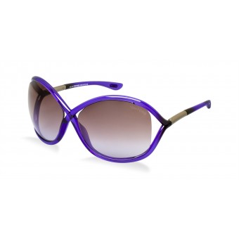 TOM FORD Whitney 0009 TRANSPARENT VIOLET/BROWN BURGUNDY SHADED MIRROR