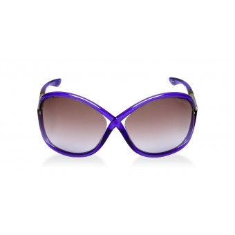 TOM FORD Whitney 0009 TRANSPARENT VIOLET/BROWN BURGUNDY SHADED MIRROR