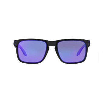 Oakley 9102 HOLBROOK Matte Black \ Violet Iridium (Julian Wilson)