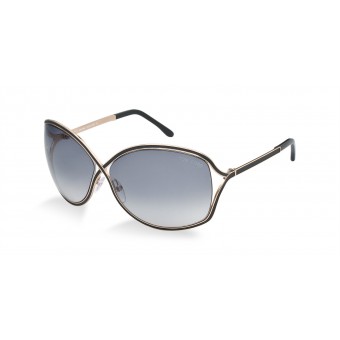 TOM FORD Rickie 0179 ROSE GOLD MATTE BLACK EPOXY/GREY SHADED