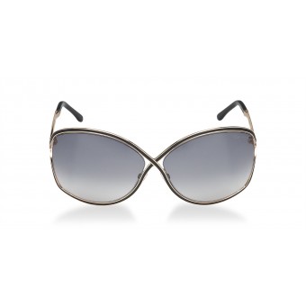 TOM FORD Rickie 0179 ROSE GOLD MATTE BLACK EPOXY/GREY SHADED
