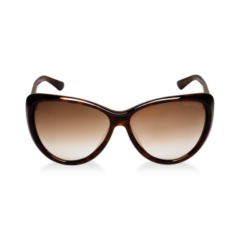 TOM FORD Malin 0230 DARK HAVANA/BROWN SHADED