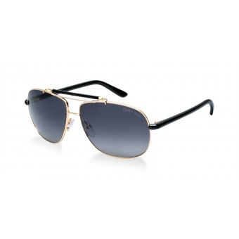 TOM FORD Adrian 0243 GOLD BLACK/GREY SHADED POLARIZED