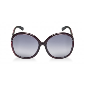 TOM FORD Rhi 0252 DARK PLUM/GREY SHADED 