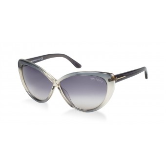 TOM FORD Madison 0253 SMOKE SHADED TRANSPARENT GREY/GREY SHADED
