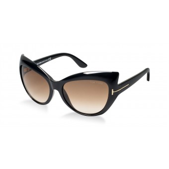 TOM FORD Bardot 0284 BLACK/BROWN SHADED