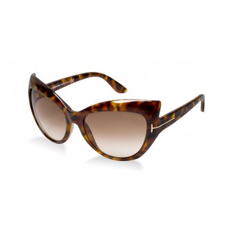 TOM FORD Bardot 0284 HAVANA/BROWN SHADED
