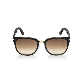 TOM FORD Rock 0290 BLACK GOLD DARK HAVANA/BROWN SHADED