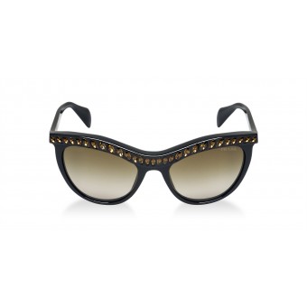 Prada 04PS BLACK BROWN/BROWN SHADED