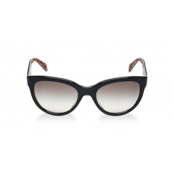 Prada 05PS BLACK RED BLACK HEXAGON FANTASY/GREY SHADED