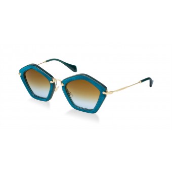 Miù miù 06OS TURQUOISE/BROWN SHADED