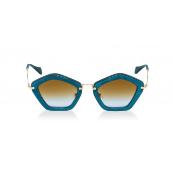 Miù miù 06OS TURQUOISE/BROWN SHADED