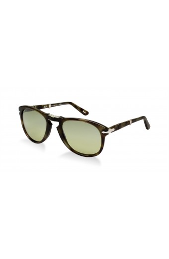 Persol 0714 STRIPED DOVE/OLIVE SAGE SHADED PHOTOCHROMIC POLARIZED
