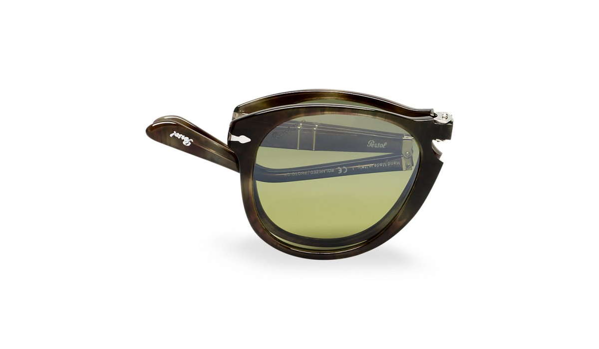 Persol 0714 STRIPED DOVE/OLIVE SAGE SHADED PHOTOCHROMIC POLARIZED