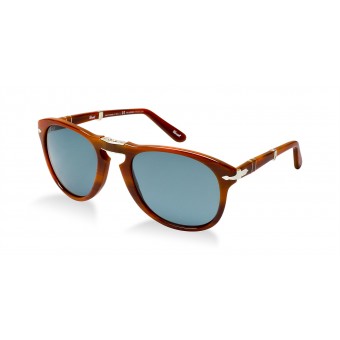 Persol 0714 STRIPED NUT/BLUE GREY PHOTOCHROMIC POLARIZED 