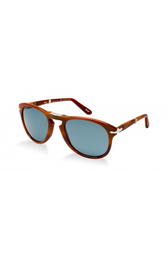 Persol 0714 STRIPED NUT/BLUE GREY PHOTOCHROMIC POLARIZED