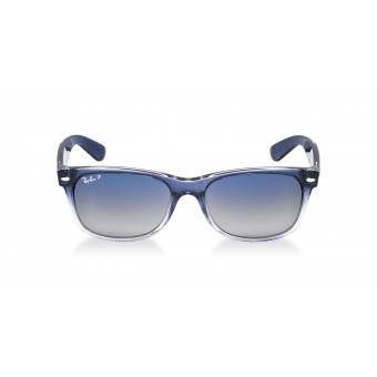 Ray Ban 2132 Wayfarer TRANSPARENT VIOLET SHADED/GREY POLARIZED