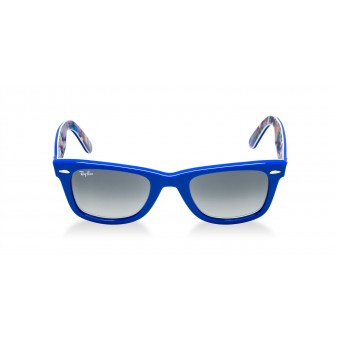 Ray Ban 2140 Patchwork BLUE ON PATCH WORK/GREY SHADED