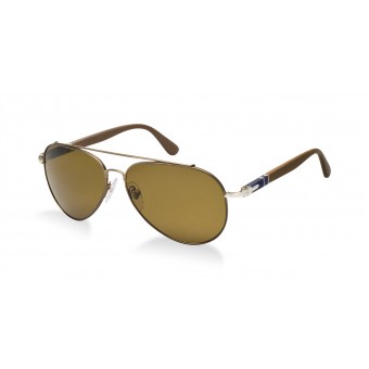 PERSOL 2424 MATTE BROWN/BROWN POLARIZED