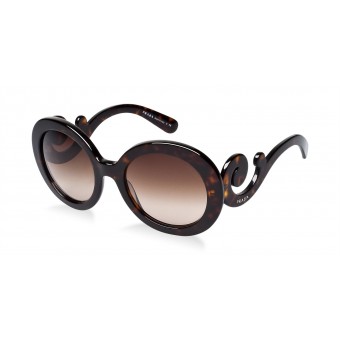 Prada27NS DARK HAVANA/BROWN SHADED 
