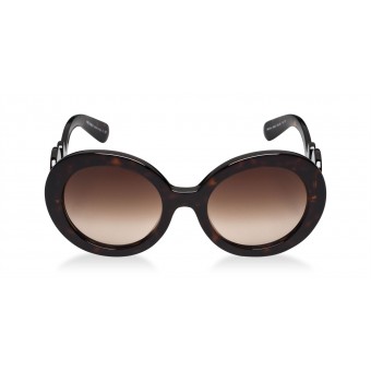 Prada27NS DARK HAVANA/BROWN SHADED 