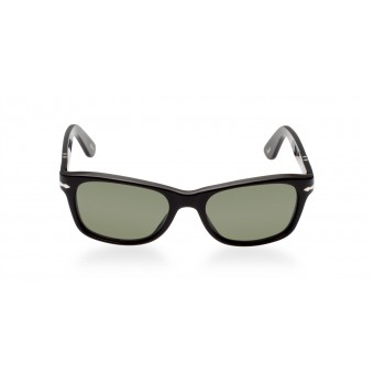 PERSOL 2953 SHINY BLACK/GREY GREEN POLARIZED