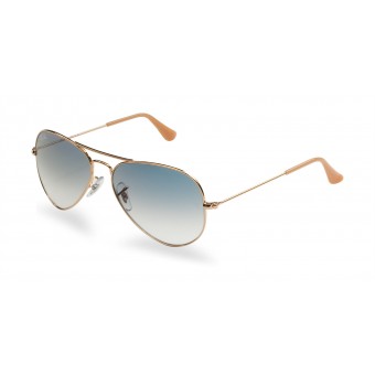 Ray Ban 3025 Aviator GOLD/BLUE SHADED