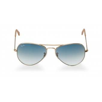 Ray Ban 3025 Aviator GOLD/BLUE SHADED