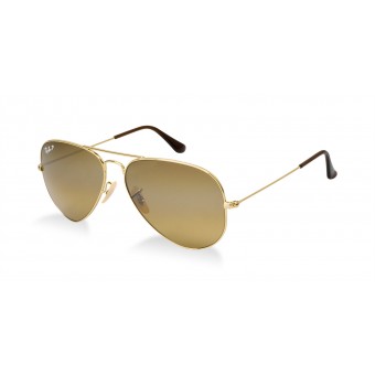 Ray Ban 3025 Aviator GOLD/BROWN SHADED