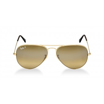 Ray Ban 3025 Aviator GOLD/BROWN SHADED