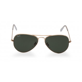 Ray Ban 3025 Aviator GOLD/GREY GREEN
