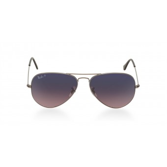 Ray Ban 3025 Aviator RUTHENIUM/GREY SHADED POLARIZED