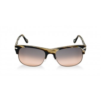 PERSOL 3034 GREY HORN/GREY PINK SHADED