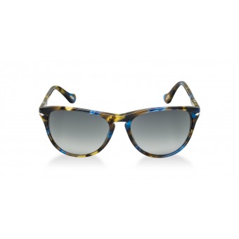 PERSOL 3038 STRIPED BLUE BROWN/GREY SHADED