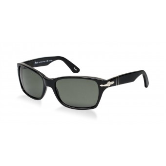 PERSOL 3040 BLACK/GREY GREEN POLARIZED