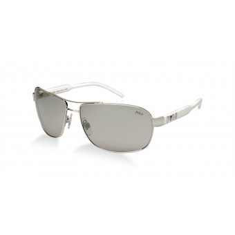 Polo Ralph Lauren 3053 SILVER WHITE/SILVER MIRROR