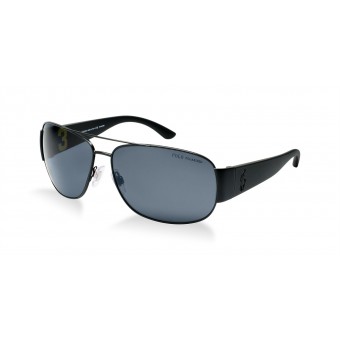 Polo Ralph Lauren 3063 BLACK MATTE BLACK/GREY