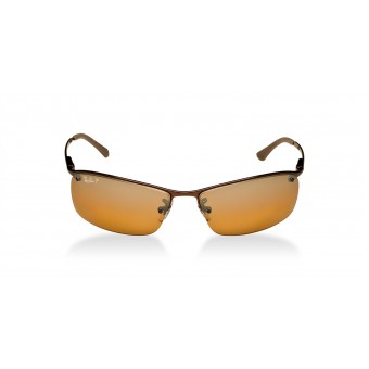 Ray Ban 3183 Sidestreet BROWN/POLARIZED BROWN SILVER MIRROR SHADED