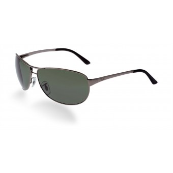 Ray Ban 3342 RUTHENIUM/GREY GREEN POLARIZED