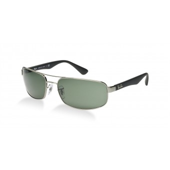 Ray Ban 3445 RUTHENIUM BLACK/GREY GREEN