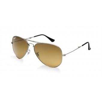Ray Ban 3479 Folding RUTHENIUM/BROWN SHADED POLARIZED