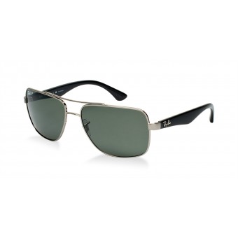Ray Ban 3483 RUTHENIUM BLACK/GREY GREEN POLARIZED