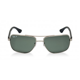Ray Ban 3483 RUTHENIUM BLACK/GREY GREEN POLARIZED