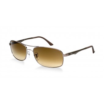 Ray Ban 3484 RUTHENIUM OLIVE/BROWN SHADED