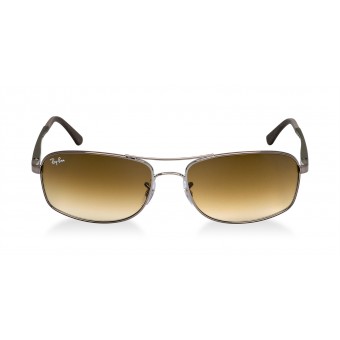 Ray Ban 3484 RUTHENIUM OLIVE/BROWN SHADED