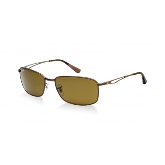 Ray Ban 3501 MATTE BROWN/BROWN POLARIZED