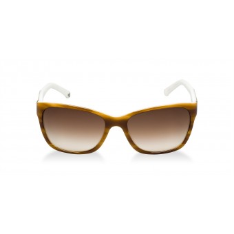 Emporio Armani 4004 STRIPED BROWN CREAM/BROWN SHADED