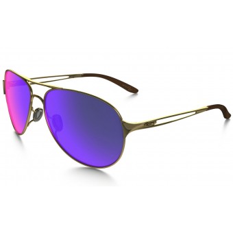 OAKLEY 4054 CAVEAT POLISHED GOLD/POSITIVE RED IRIDIUM