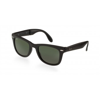 Ray Ban 4105 Folding MATTE BLACK/GREY GREEN